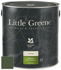 Краска Little Greene Ultimatt Intelligent Matt Emulsion матовая моющаяся краска цвет RAL 6003 
