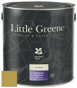 Краска Little Greene Intelligent Eggshell полуматовая моющаяся краска цвет RAL 1024 