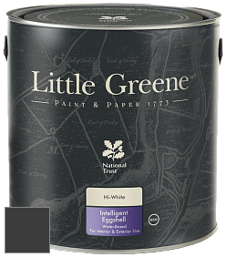 Краска Little Greene Intelligent Eggshell полуматовая моющаяся краска цвет NCS S 9000-N 