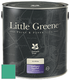 Краска Little Greene Intelligent Eggshell полуматовая моющаяся краска цвет NCS S 2050-B90G 