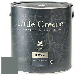 Краска Little Greene Tom’s Oil Eggshell полуматовая масляная краска цвет NCS S 6005-B80G 
