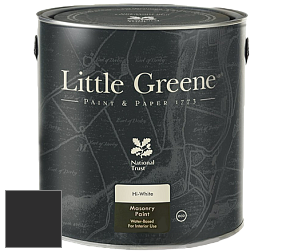 Краска Little Greene Intelligent Masonry Paint матовая колеруемая краска цвет LG228 Lamp Black