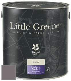 Краска Little Greene Intelligent Eggshell полуматовая моющаяся краска цвет NCS S 6005-R20B 