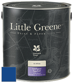 Краска Little Greene Intelligent Eggshell полуматовая моющаяся краска цвет RAL 5005 
