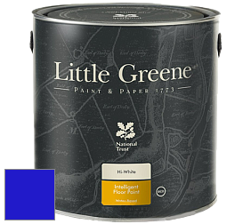 Краска Little Greene Intelligent Floor Paint полуглянцевая быстросохнущая краска цвет LG264 Ultra Blue