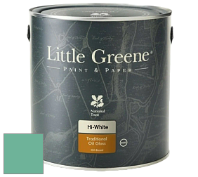 Краска Little Greene Traditional Oil Gloss высокоглянцевая масляная краска цвет LG93 Turquoise Blue