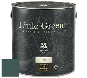 Краска Little Greene Intelligent Masonry Paint матовая колеруемая краска цвет LG312 Harley Green