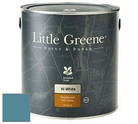 Краска Little Greene Traditional Oil Gloss высокоглянцевая масляная краска цвет LG260 Air Force Blue