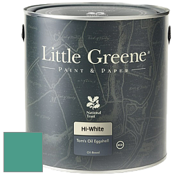 Краска Little Greene Tom’s Oil Eggshell полуматовая масляная краска цвет NCS S 3040-B80G 