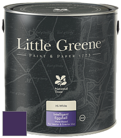 Краска Little Greene Intelligent Eggshell полуматовая моющаяся краска цвет LG188 Purpleheart