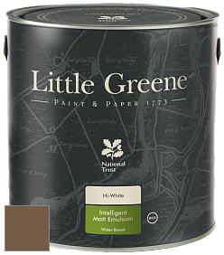 Краска Little Greene Ultimatt Intelligent Matt Emulsion матовая моющаяся краска цвет RAL 8025 