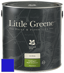 Краска Little Greene Ultimatt Intelligent Matt Emulsion матовая моющаяся краска цвет LG264 Ultra Blue