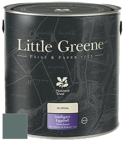 Краска Little Greene Intelligent Eggshell полуматовая моющаяся краска цвет NCS S 6010-B70G 