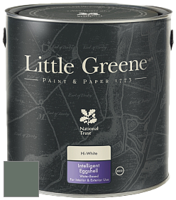 Краска Little Greene Intelligent Eggshell полуматовая моющаяся краска цвет NCS S 6010-G10Y 