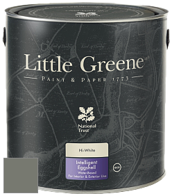 Краска Little Greene Intelligent Eggshell полуматовая моющаяся краска цвет NCS S 6005-G50Y 