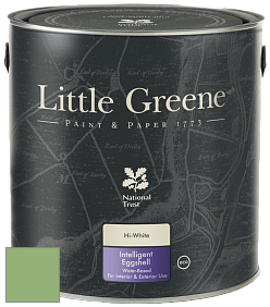 Краска Little Greene Intelligent Eggshell полуматовая моющаяся краска цвет NCS S 2040-G30Y 