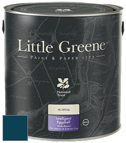 Краска Little Greene Intelligent Eggshell полуматовая моющаяся краска цвет RAL 5020 
